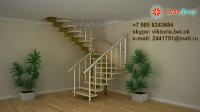 Модульная межэтажная лестница в Рязани